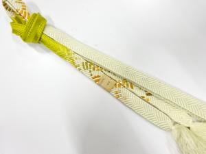 未使用品　正絹　手組帯締め